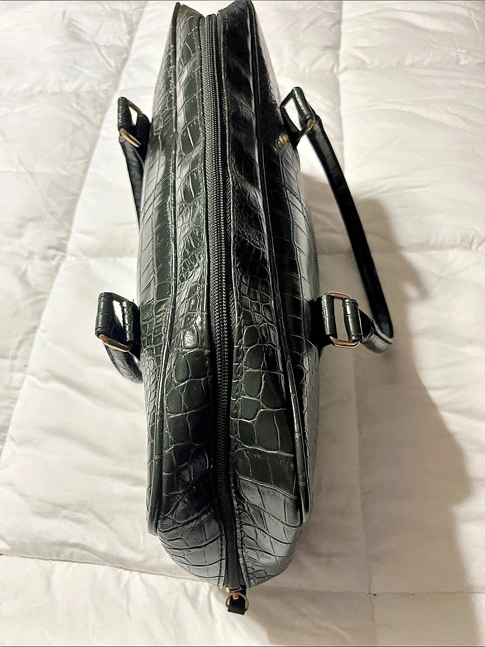 Estée Lauder Black Crocodile Bag - Picture 2 of 4